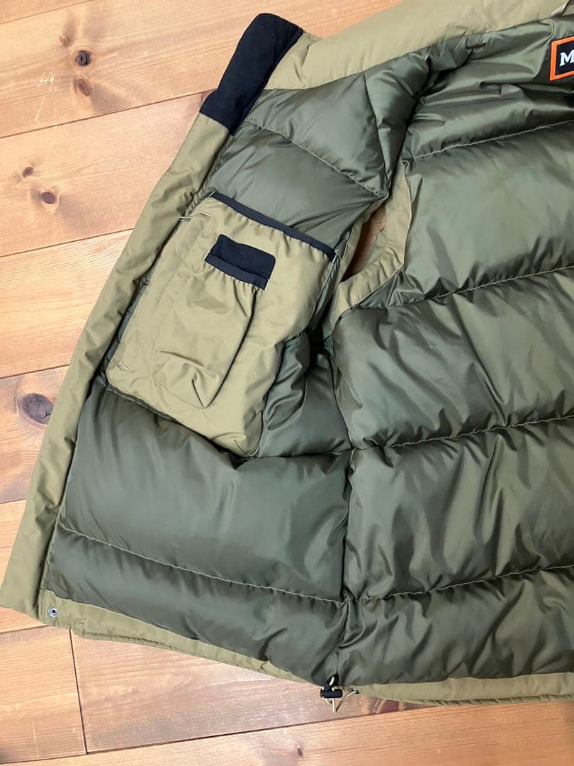 【未使用】BEAMS別注MarmotMammothDown VestベージュM