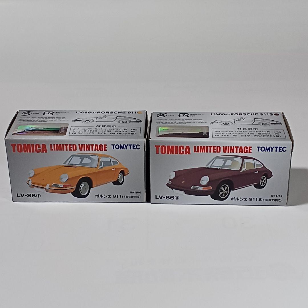 d*2様 トミカリミテッド ヴィンテージ 1/64 ポルシェ 911と911Sの