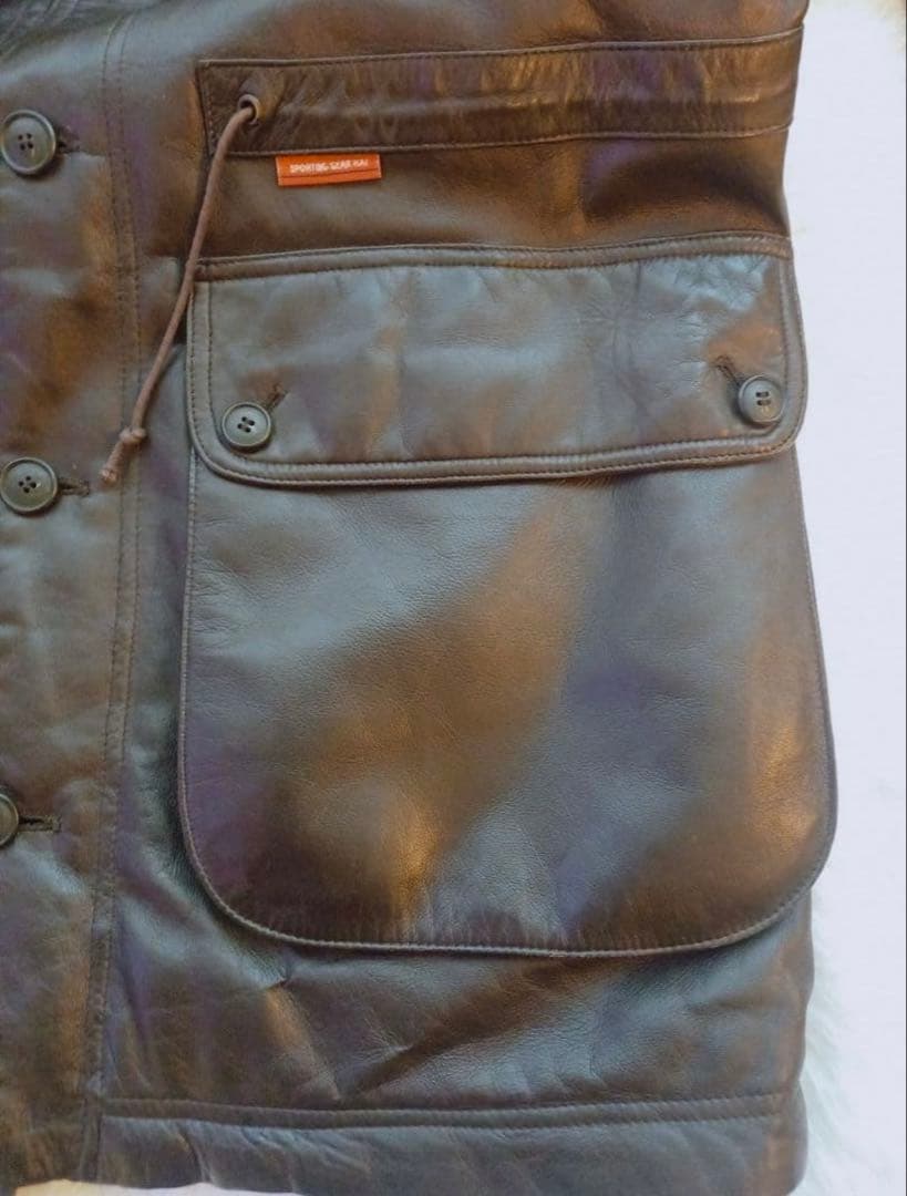 HAI SPORTING GEAR issey miyake レザージャケット