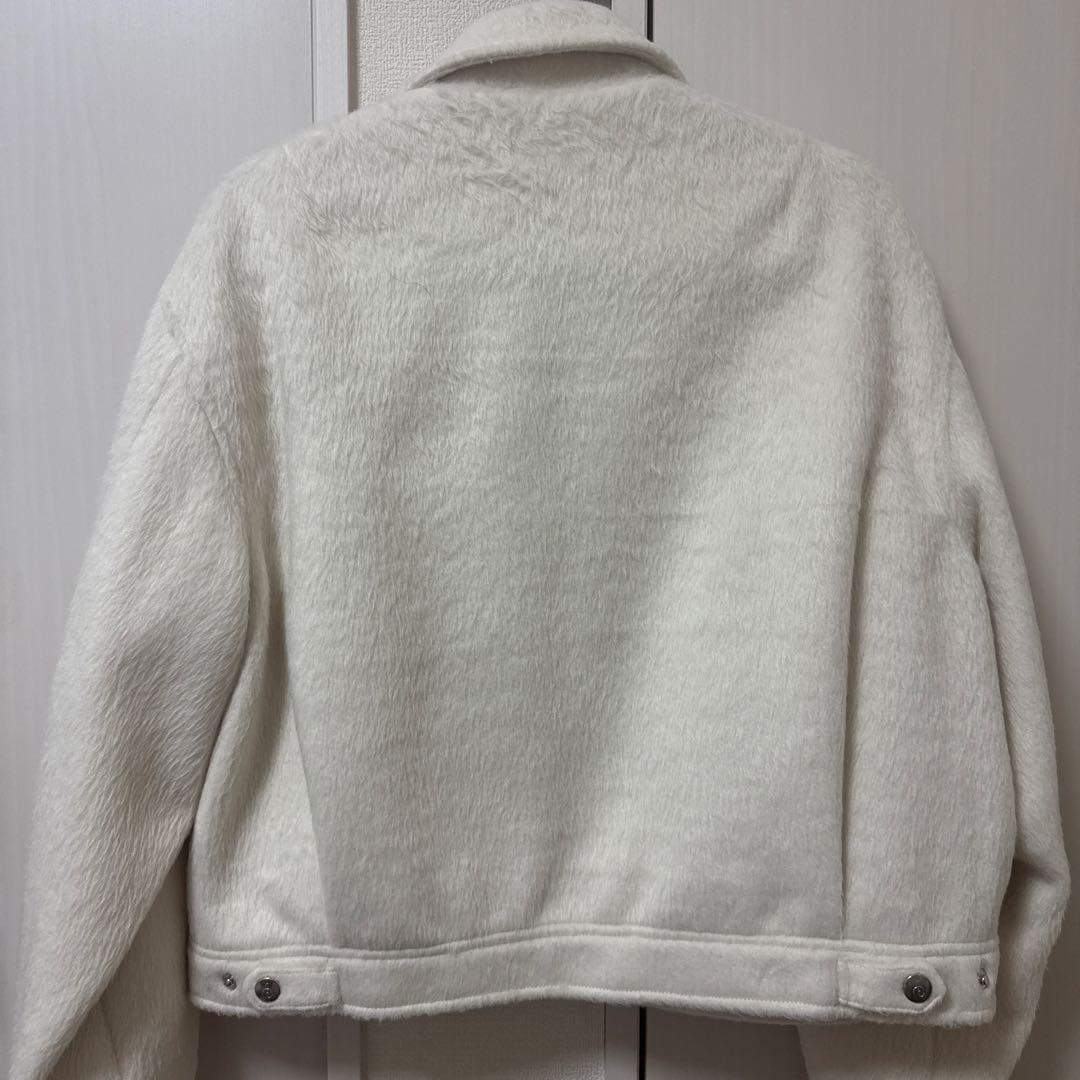 épine shaggy blouson white