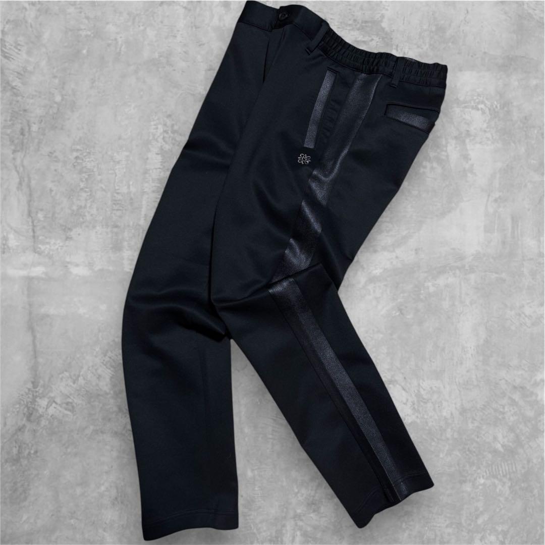 ✨美品✨　St Andrews セントアンドリュース　　ストレッチパンツ　黒　L