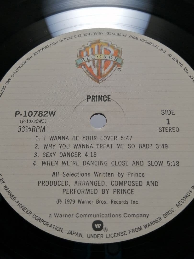 【79年 名盤】PRINCE プリンス SAME LP