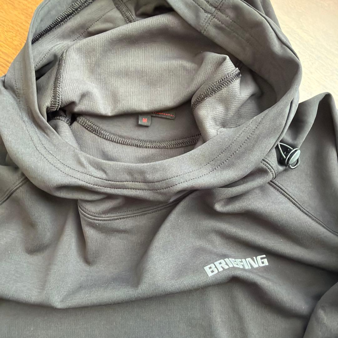 新品 BRG261M20 ブリーフィング TECH HOODIE ブラック M