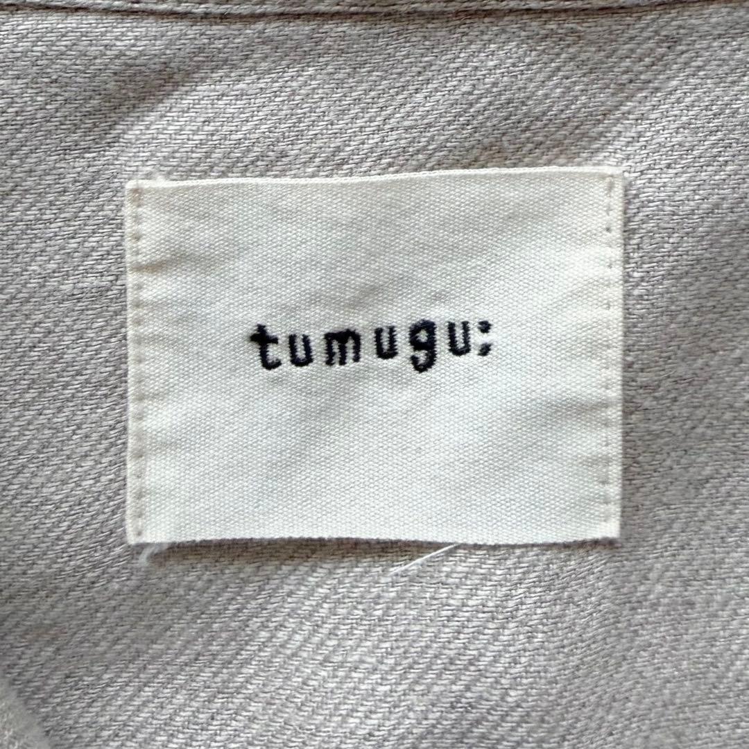 近年モデル✨tumugu リネンジャケット ヨーロピアンリネン100%