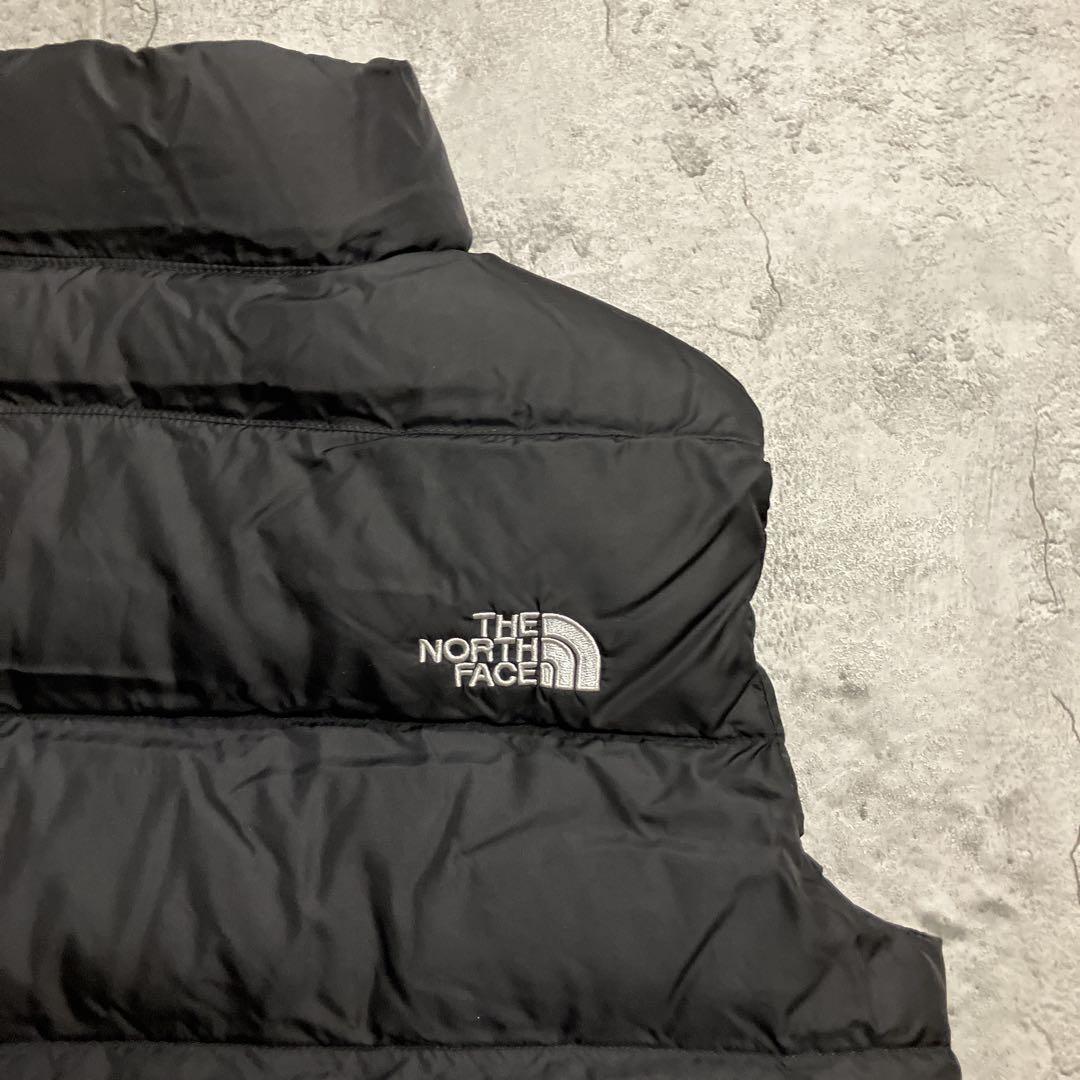 美品　US ザノースフェイス　550フィル　ヌプシ　ダウンベスト　ボーイズL