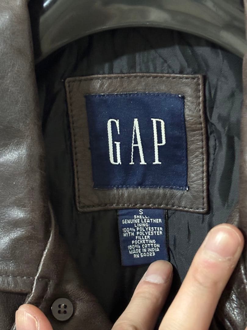 OLD GAP レザー カーコート 希少 S size