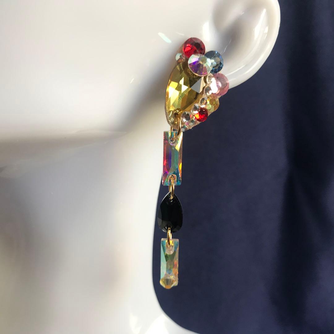 ゴールド系バングル＆ピアス　社交ダンス☆ベリーダンス
