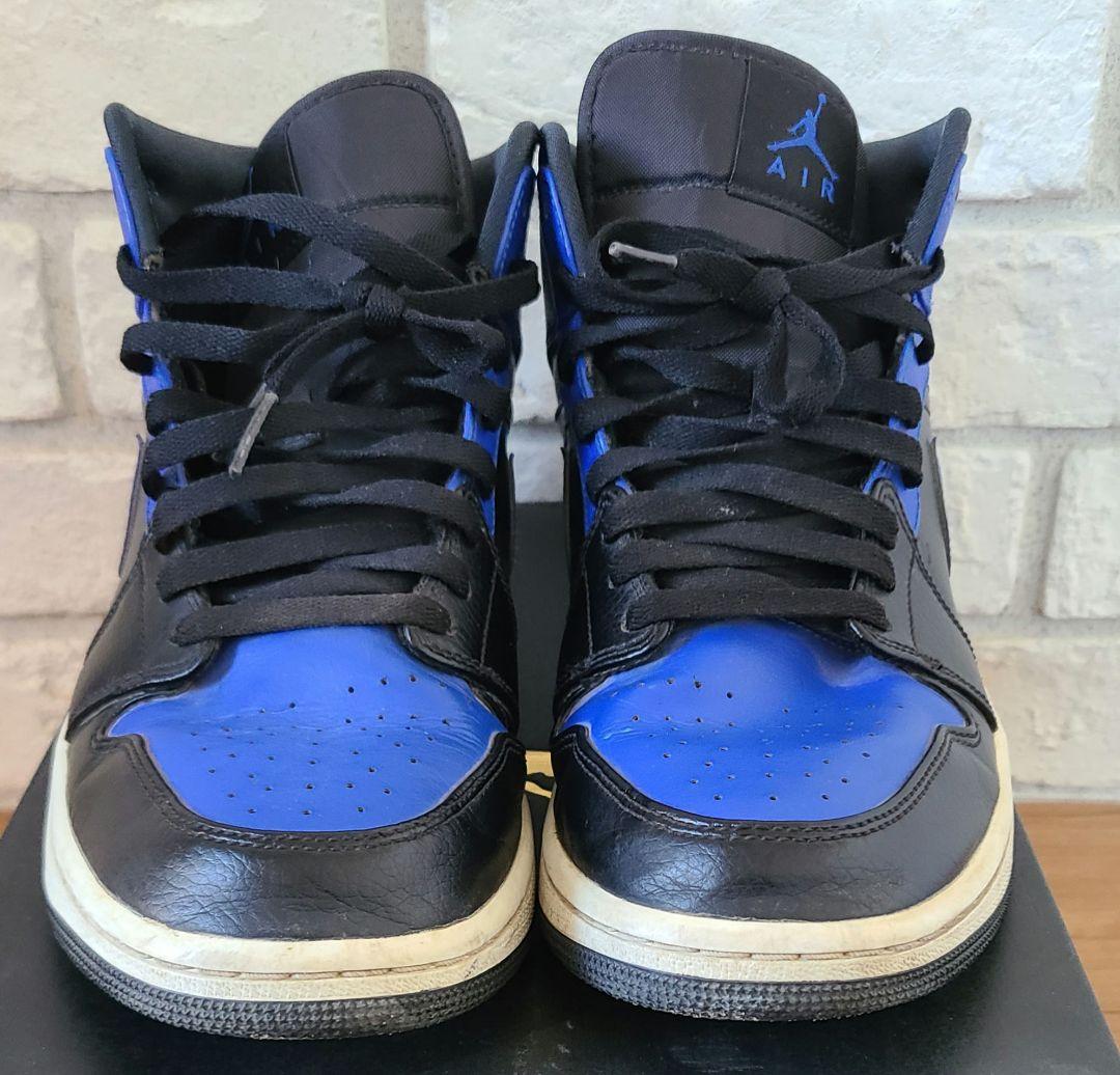 Nike Air Jordan 1 MID 青/黒