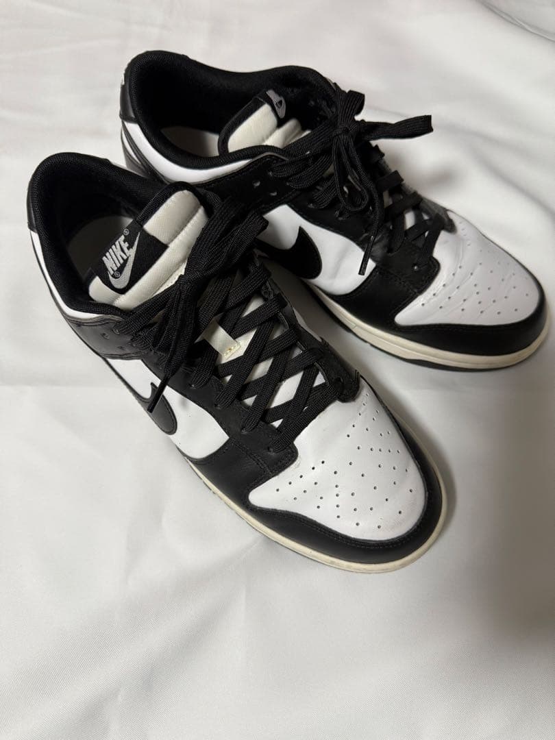 シューズ(男性用) NIKE DUNK LOW \"PANDA\"