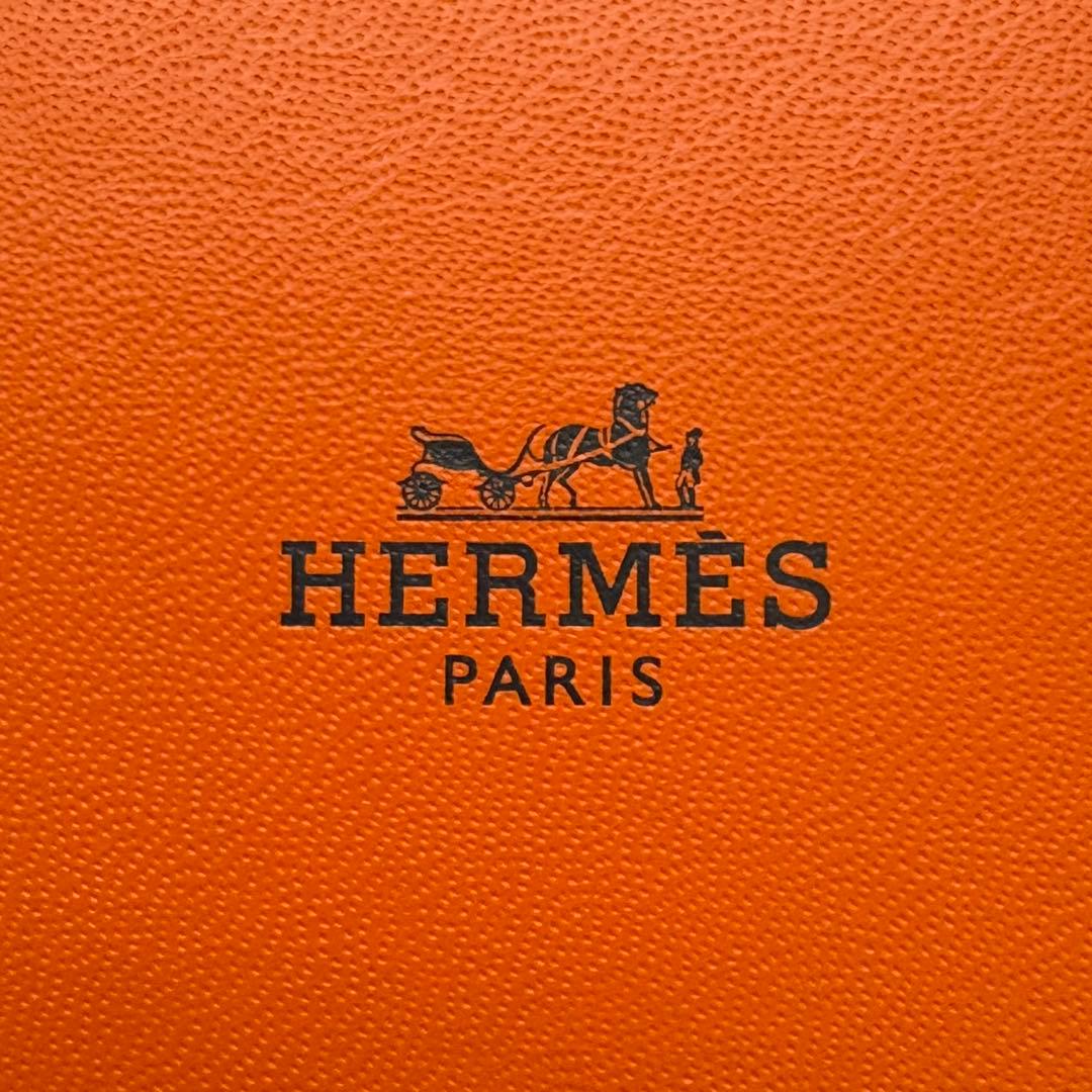 HERMES 空箱のみ ギフトBOX オレンジ 袋付き ショッパー ブレスレット