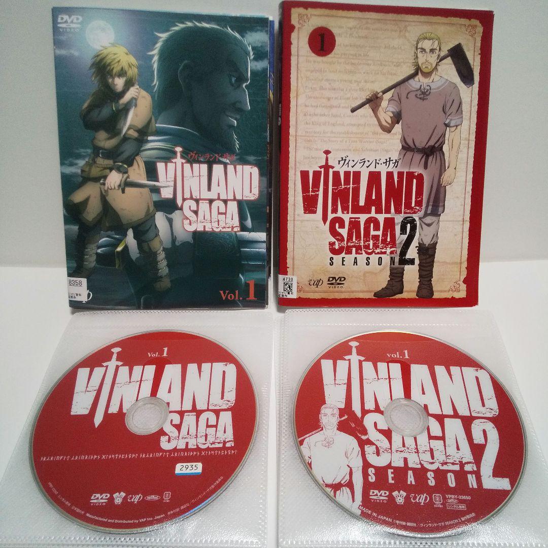 【レンタル落ち】アニメDVD ヴィンランドサガ １期２期 全巻セット【キズあり】