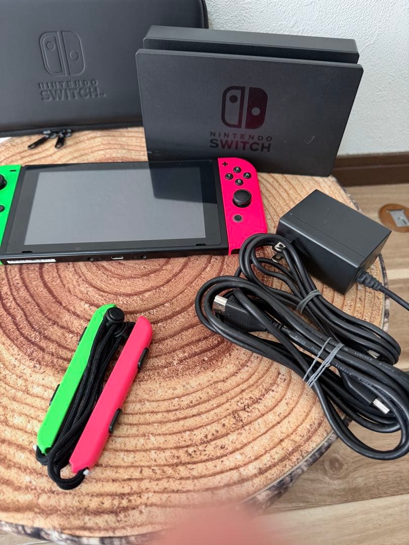 Nintendo Switch ニンテンドースイッチ本体GRN/PNK箱無し
