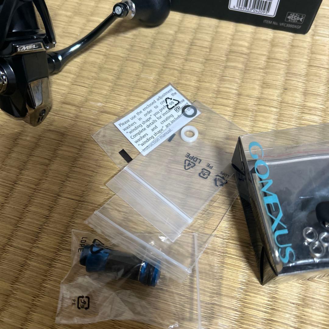 シマノ 20ヴァンフォード C3000XG スプール ハンドルノブ カスタム