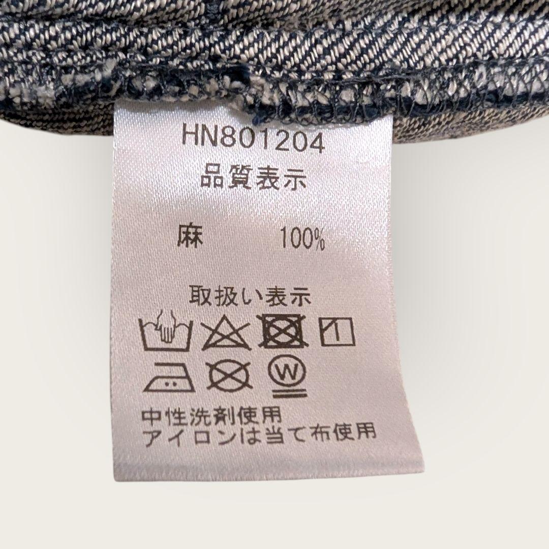 ICHI Antiquités イチアンティークス リネンデニムエプロンドレス