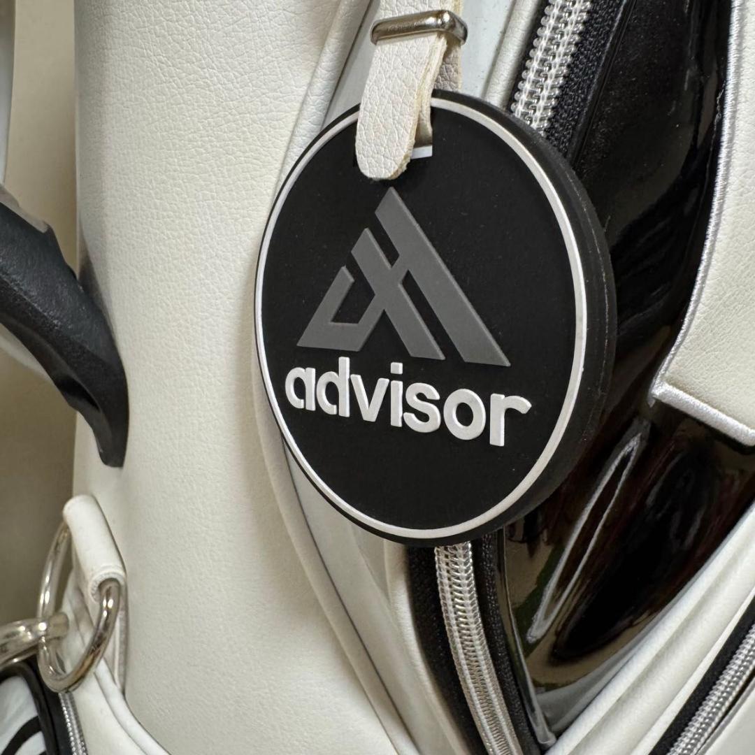 美品 advisor キャディバッグ ゴルフバッグ フードなし