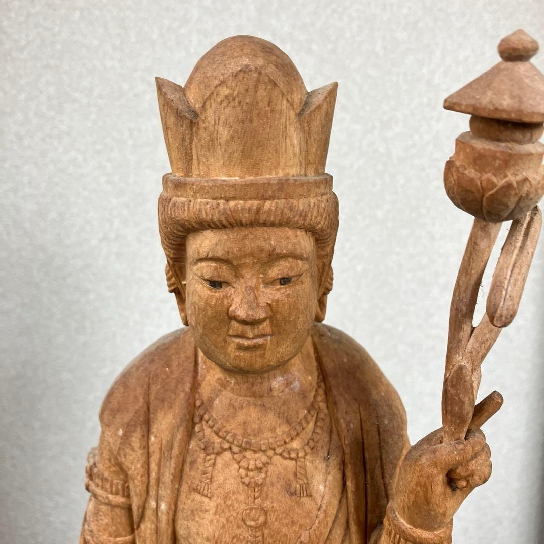 大菩薩像　手彫り　村上さん作