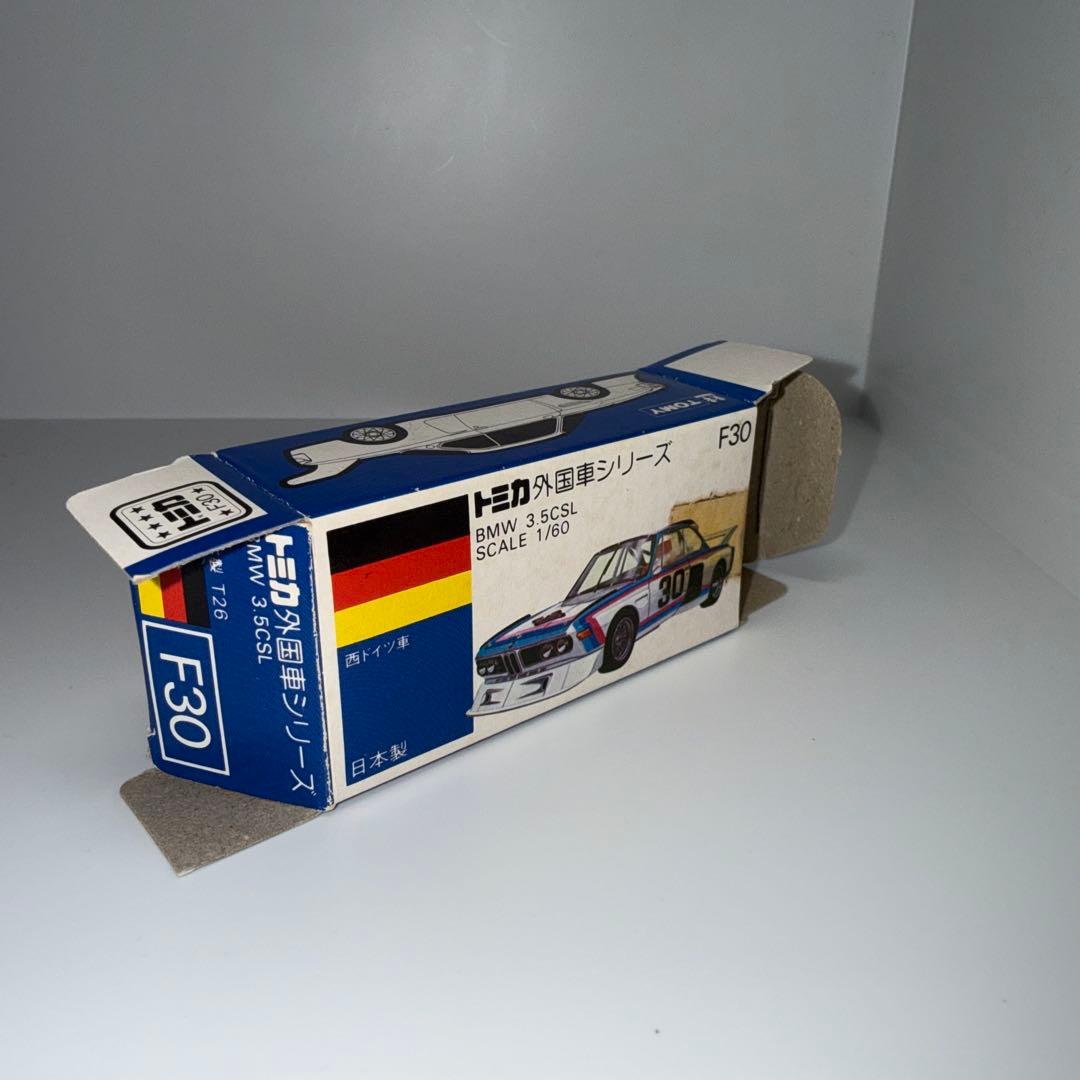 日本製トミカ NO.F30  3.5 CSL オレンジ 箱付き