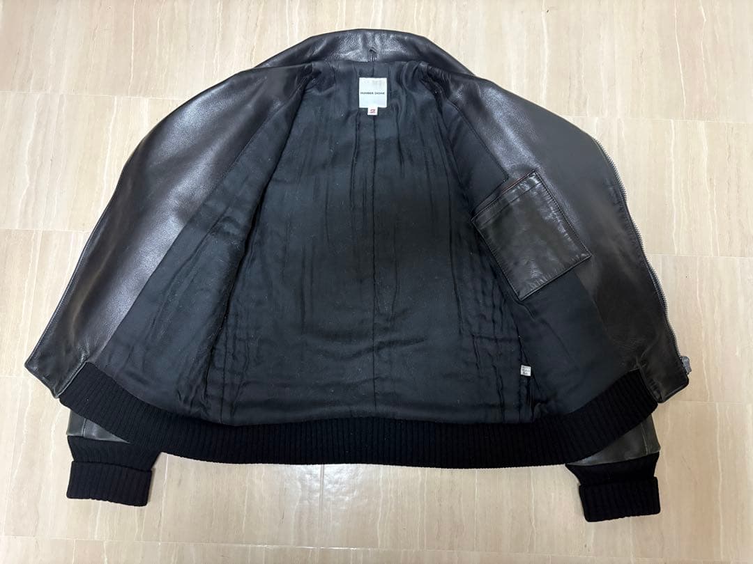d*a様 極美品　ナンバーナイン　ロックアイドル期　レザー　ブルゾン　ライダース