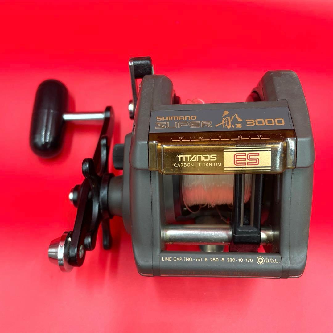 チタノス　スーパー船ES シマノ　SHIMANO SUPER 船3000 リール