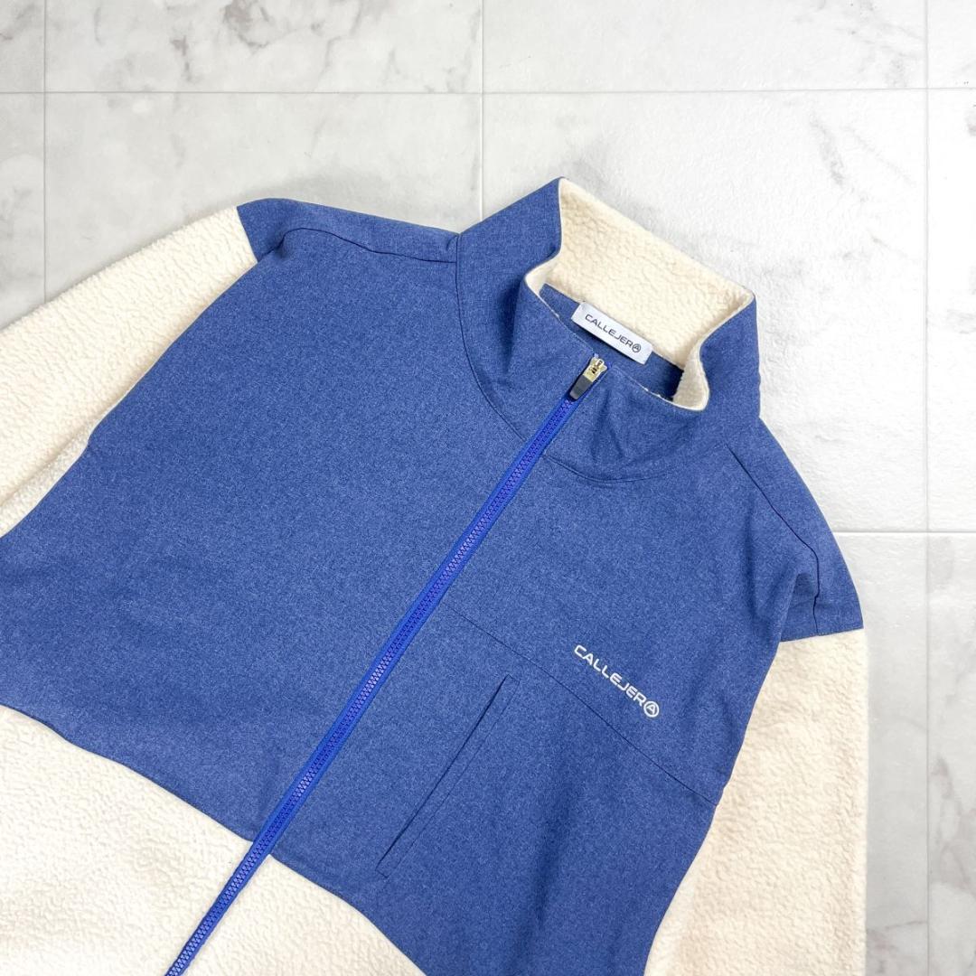 美品 CALLEJERA トラックスーツセットアップ 青 サイズ6*JD334