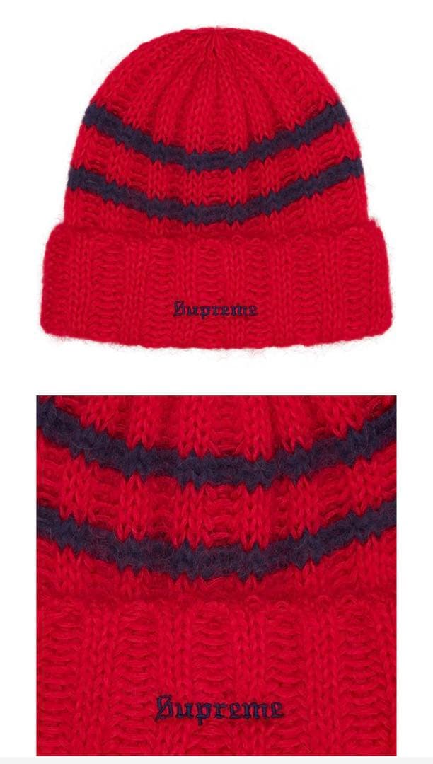 Supreme ブラッシュストライプビーニー