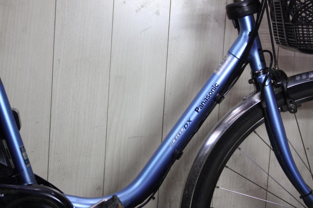 青色 シティタイプ 電動アシスト自転車