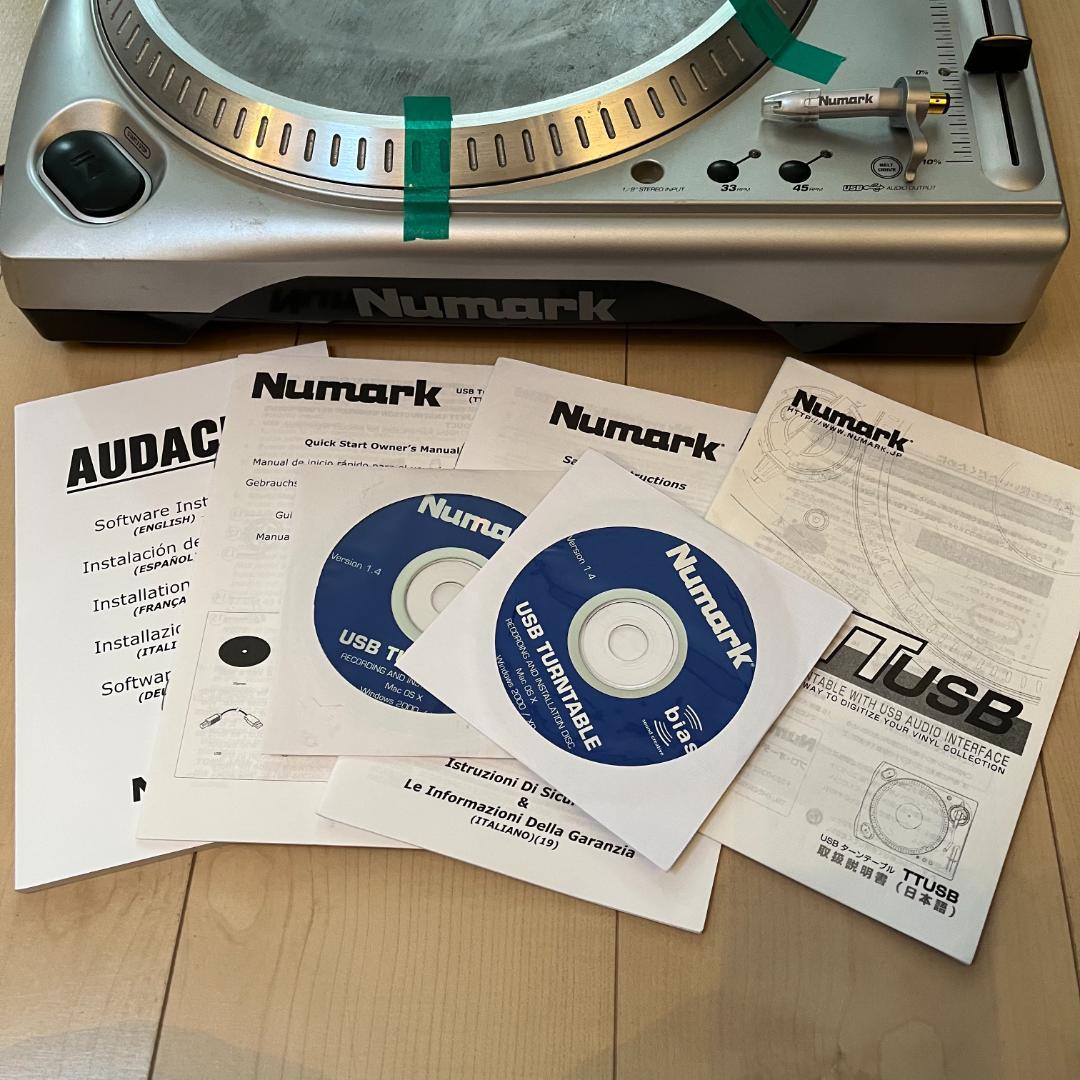 Numark(ヌマーク) TT USB ダストカバー付き カートリッジ:CC-1