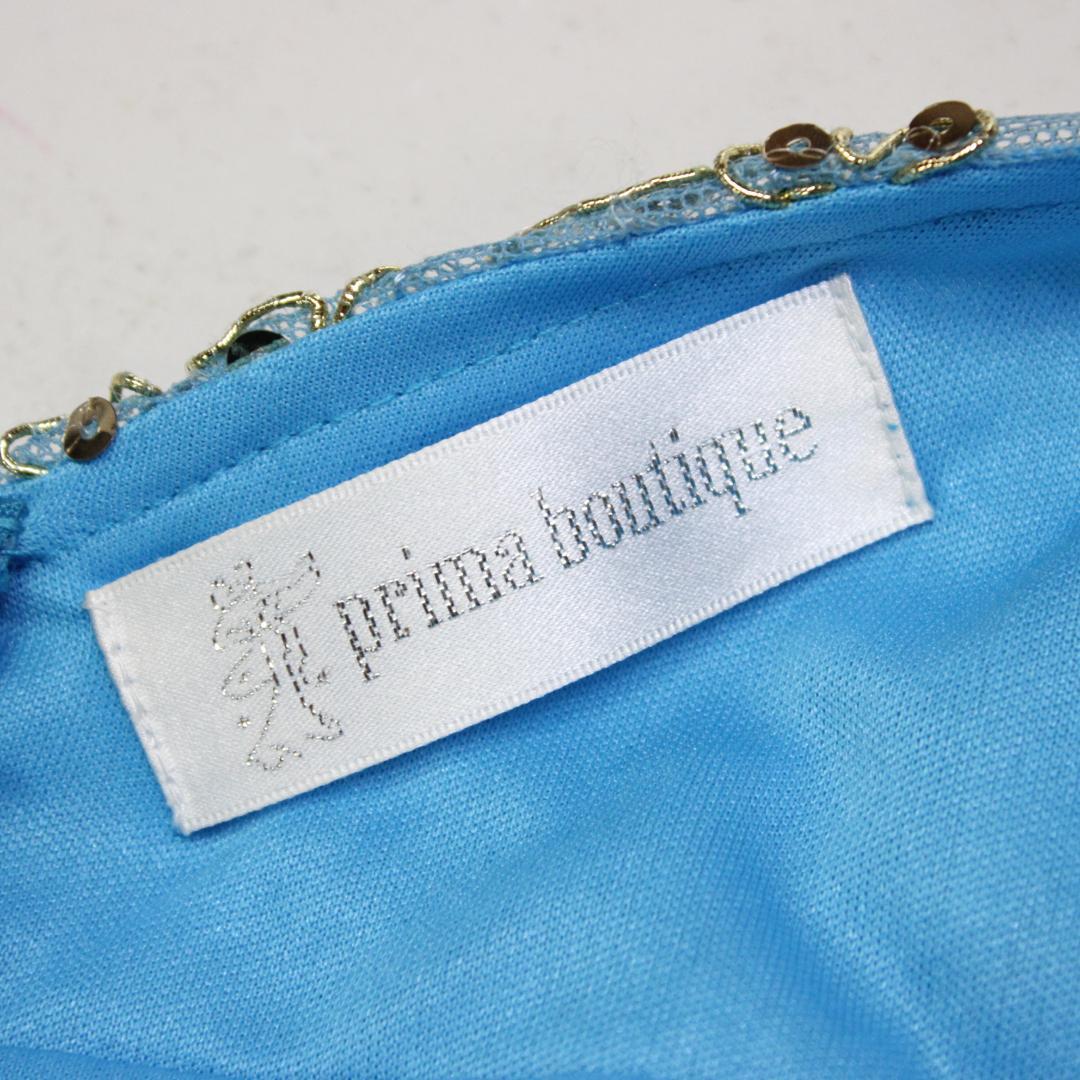 【社交ダンス衣装】ワンピース ドレス primaboutique ライトブルー