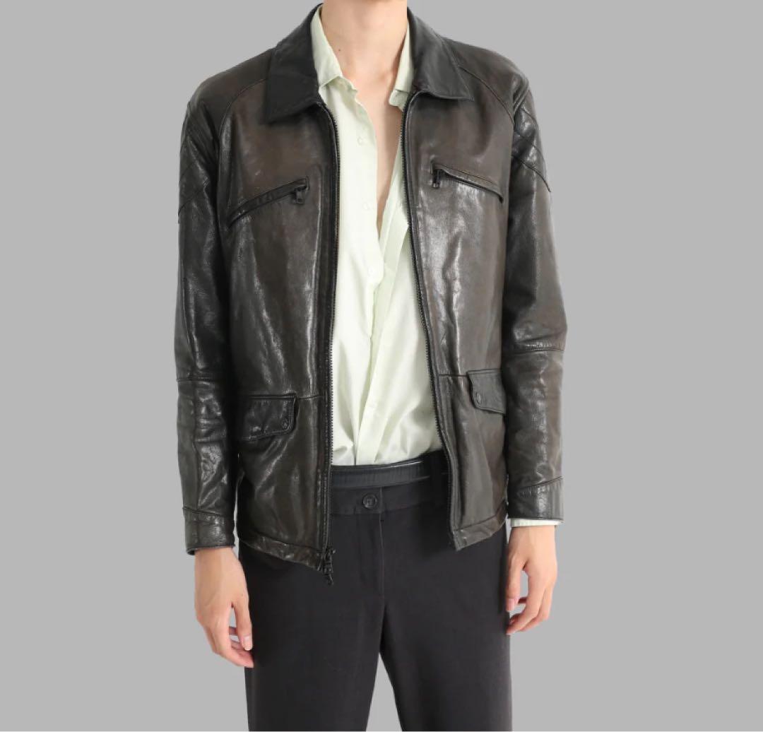 armani exchange レザージャケット　sullen　archive
