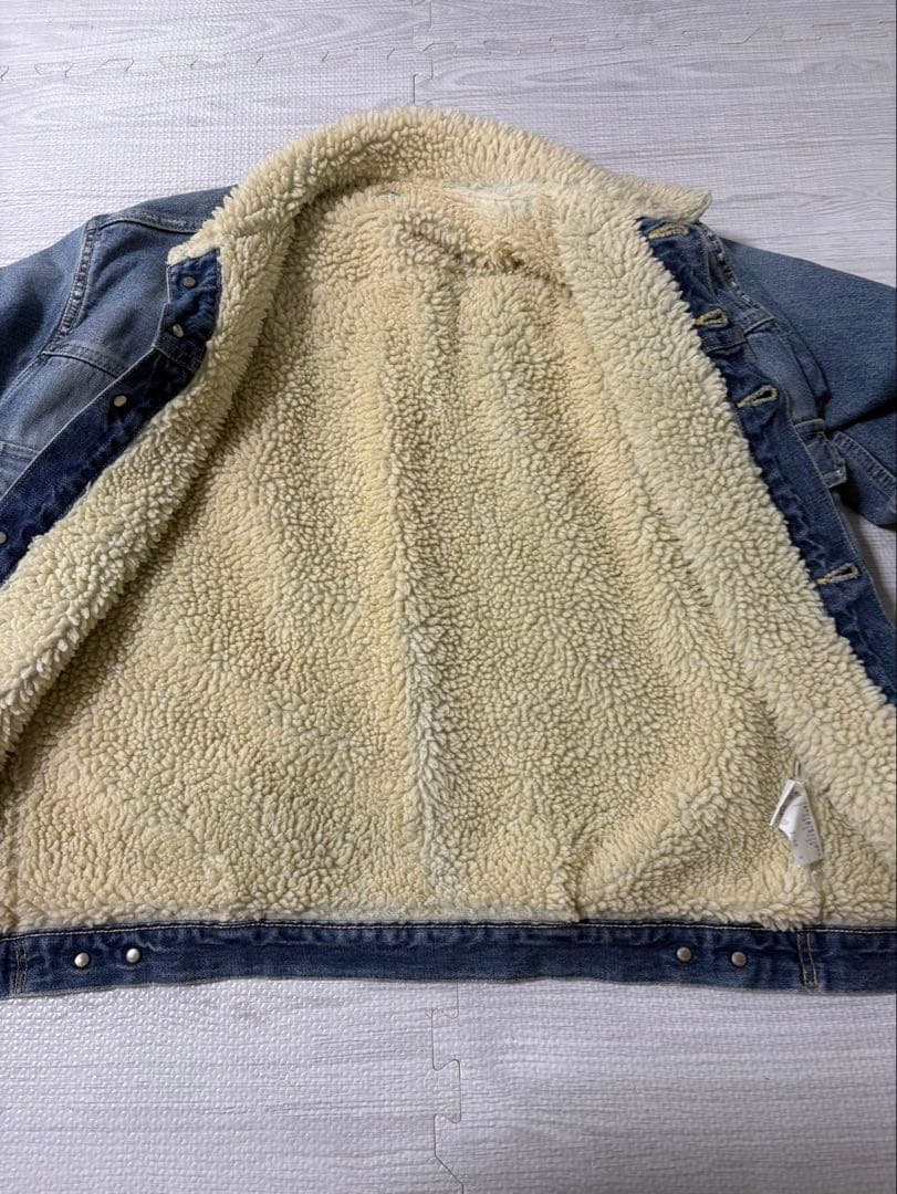 【美品】Ron Herman ロンハーマン ボアデニムジャケット Lサイズ