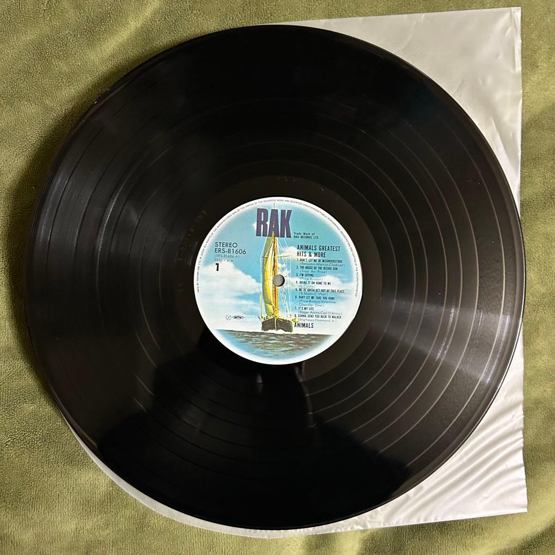 ［名盤］アニマルズ ベスト盤LPレコード ポップス　60s ブルース　ロック