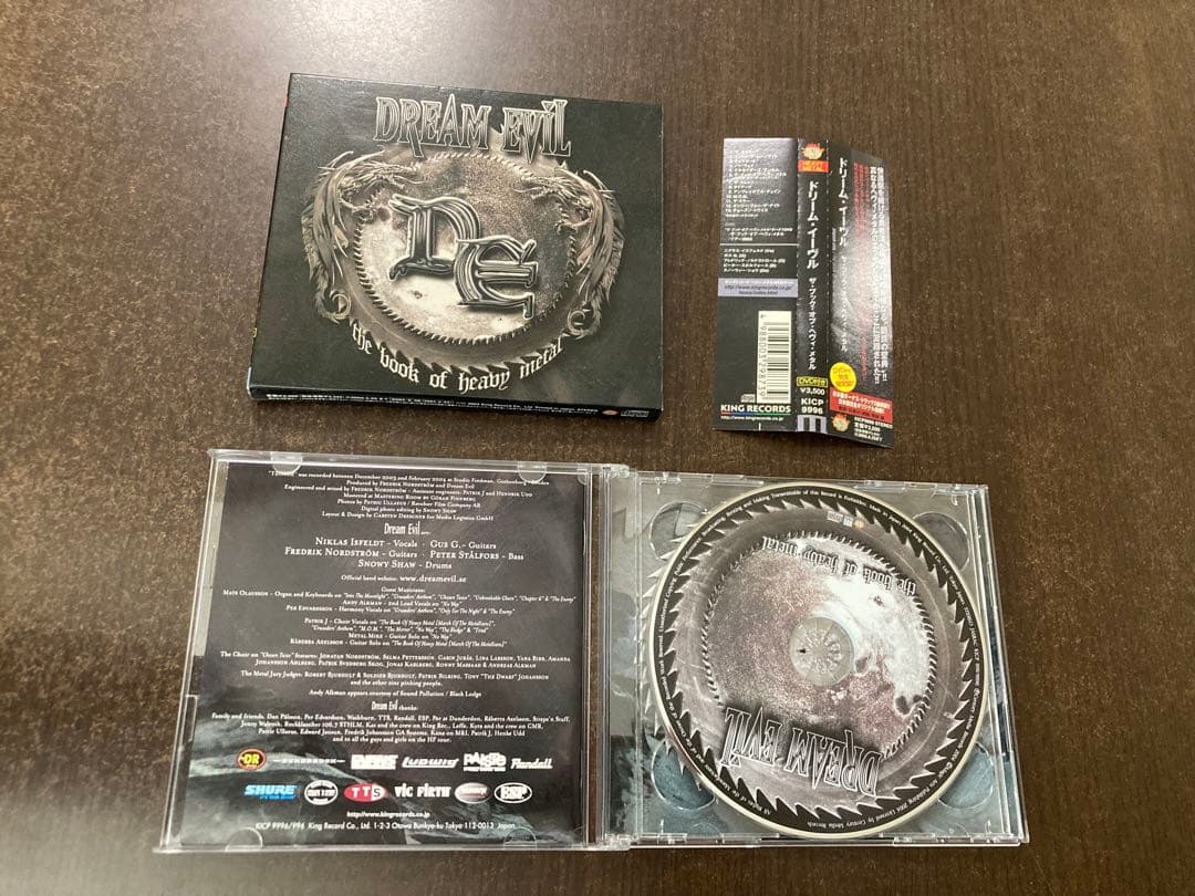 洋楽 DREAM EVIL The Book of Heavy l