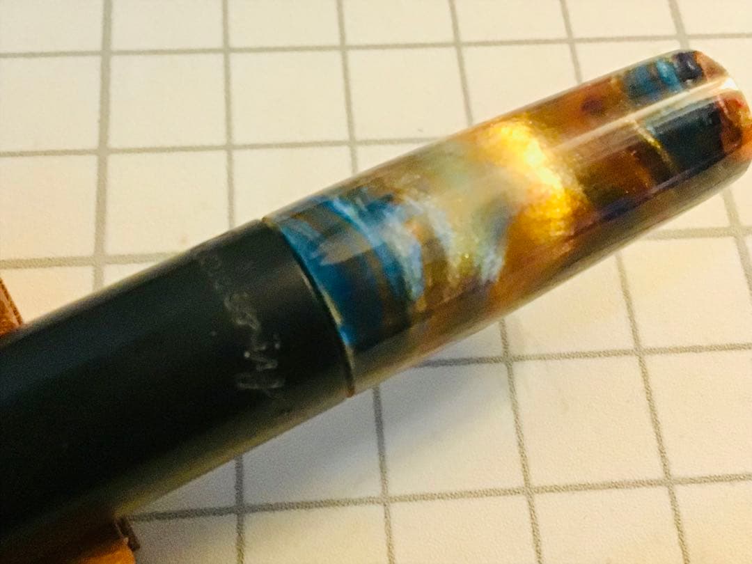 綴り屋　ボールペン　月灯　レジン