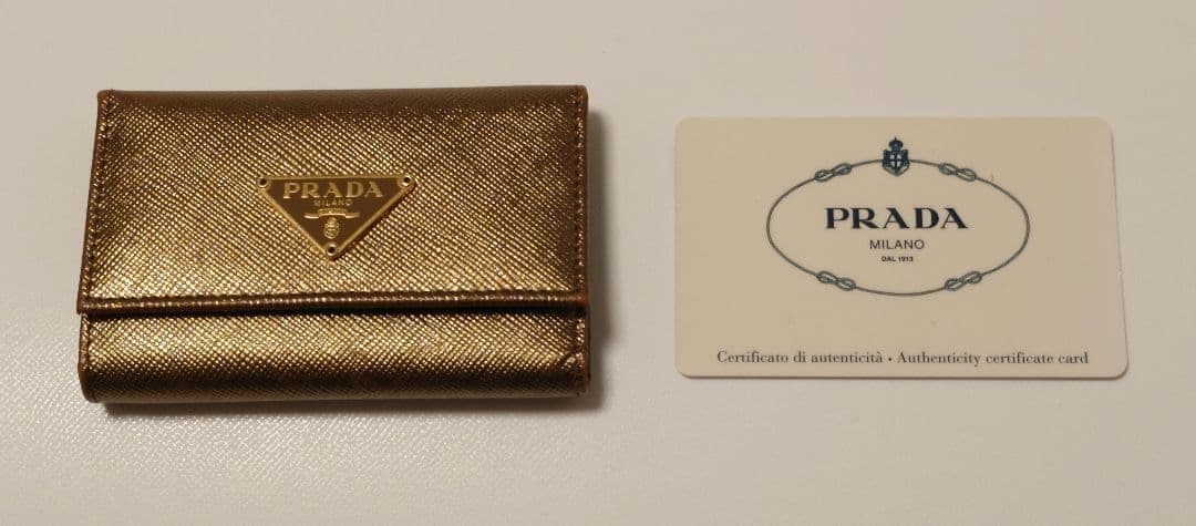 PRADA M222A SAFFIANO キーケース BRONZO