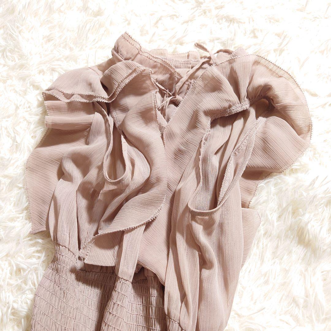 SNIDEL Sustainable シアープリーツウエストワンピース 完売品