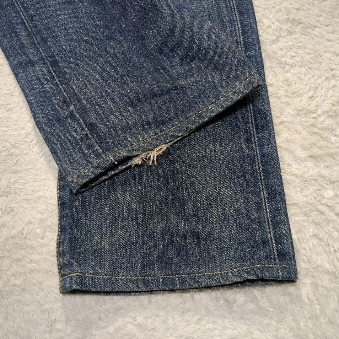 ✨キムタク！濃紺！w30✨LEVI'S 501 08501フィリピン製 鬼ヒゲ