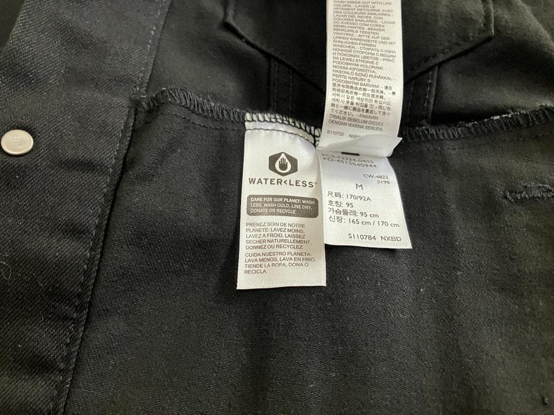 【新品】LEVI'S トラッカー ジャケット 3rd メンズ サイズ M 黒
