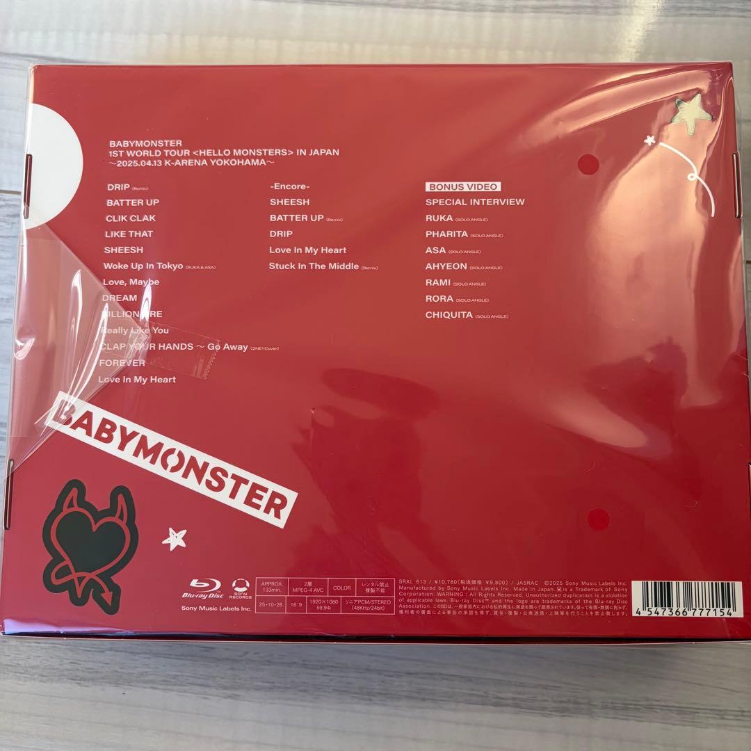 【おまけ付き】BABYMONSTER Blu-ray 完全生産限定盤