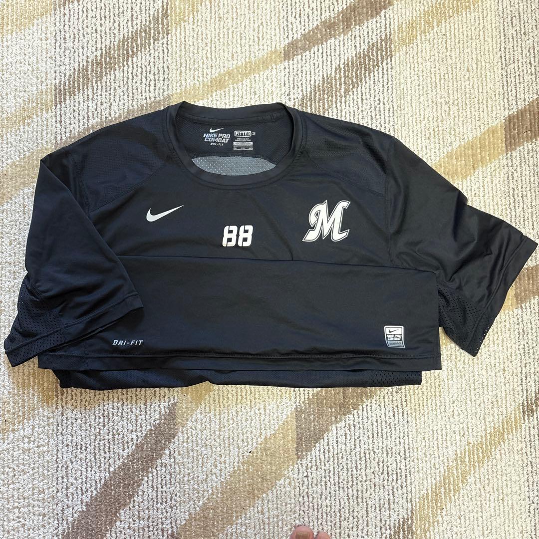 千葉ロッテマリーンズ　Nike DRI-FIT アンダーシャツ 選手支給品