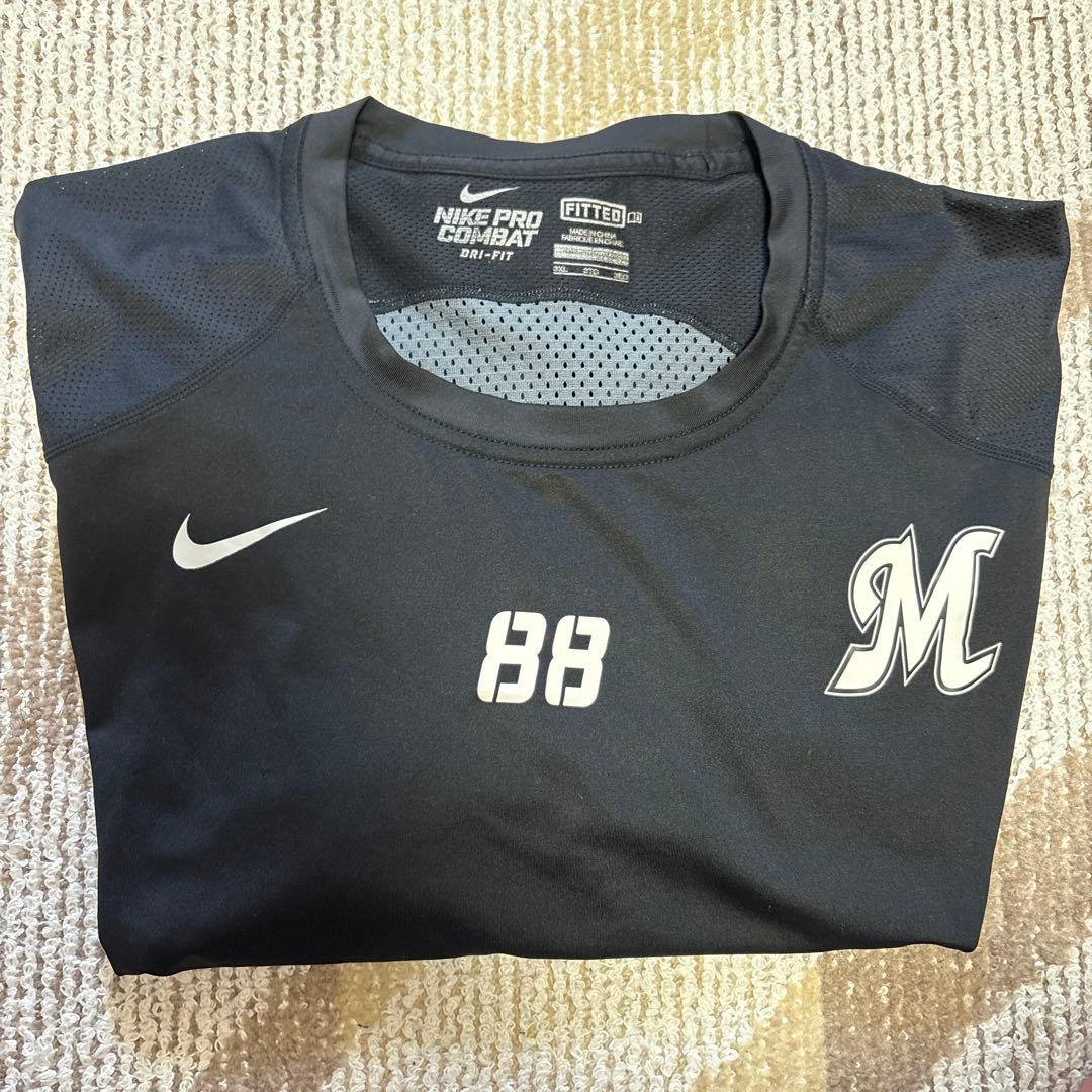 千葉ロッテマリーンズ　Nike DRI-FIT アンダーシャツ 選手支給品