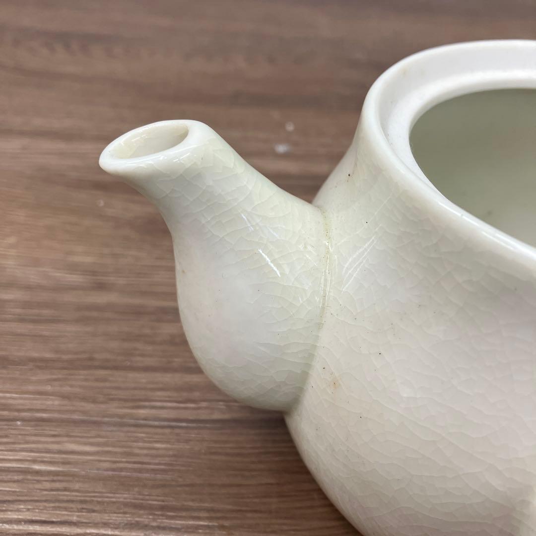 3F 九谷焼 茶器セット 急須 湯呑み 5客 赤絵 金彩 扇面 花尽くし