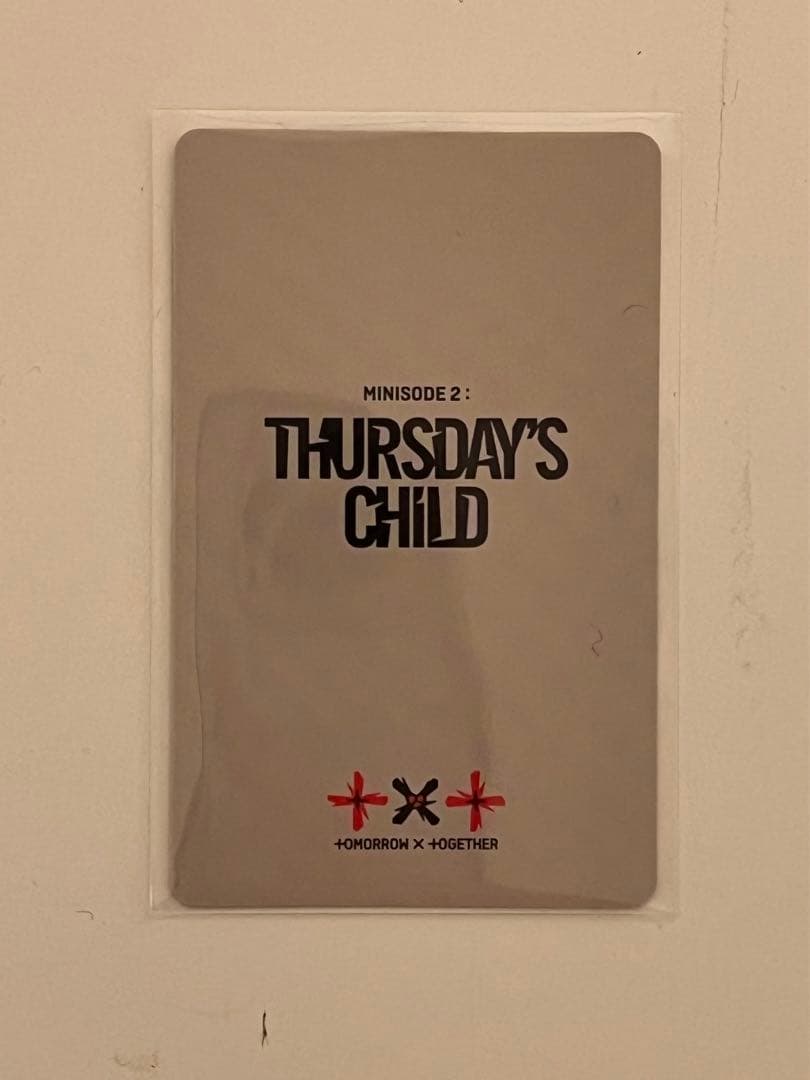 TXT Thursday's Child ホログラム トレカ スビン