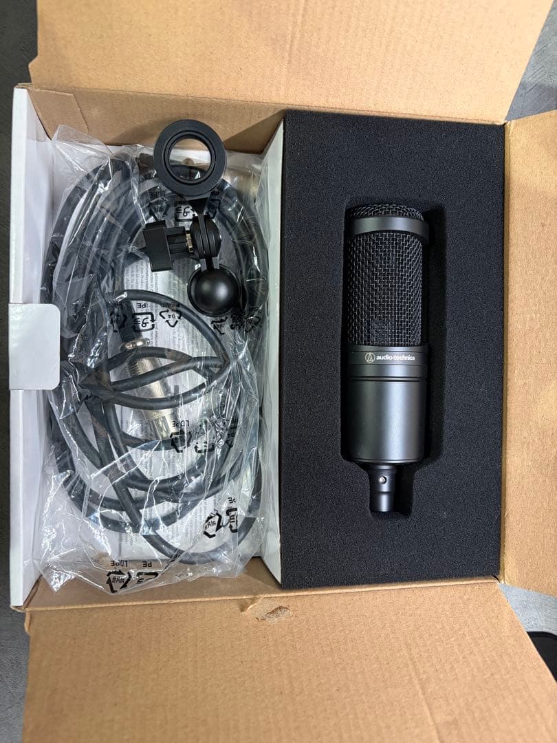 【美品】audio-technica AT2020 ブラック