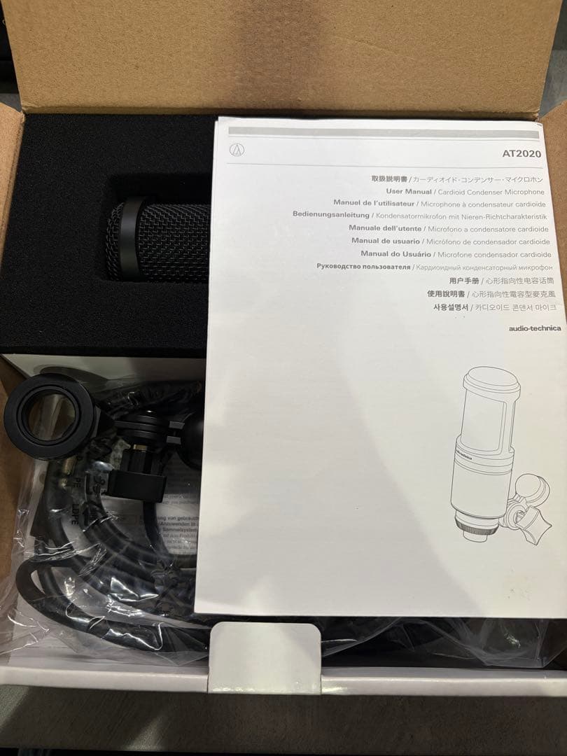 【美品】audio-technica AT2020 ブラック