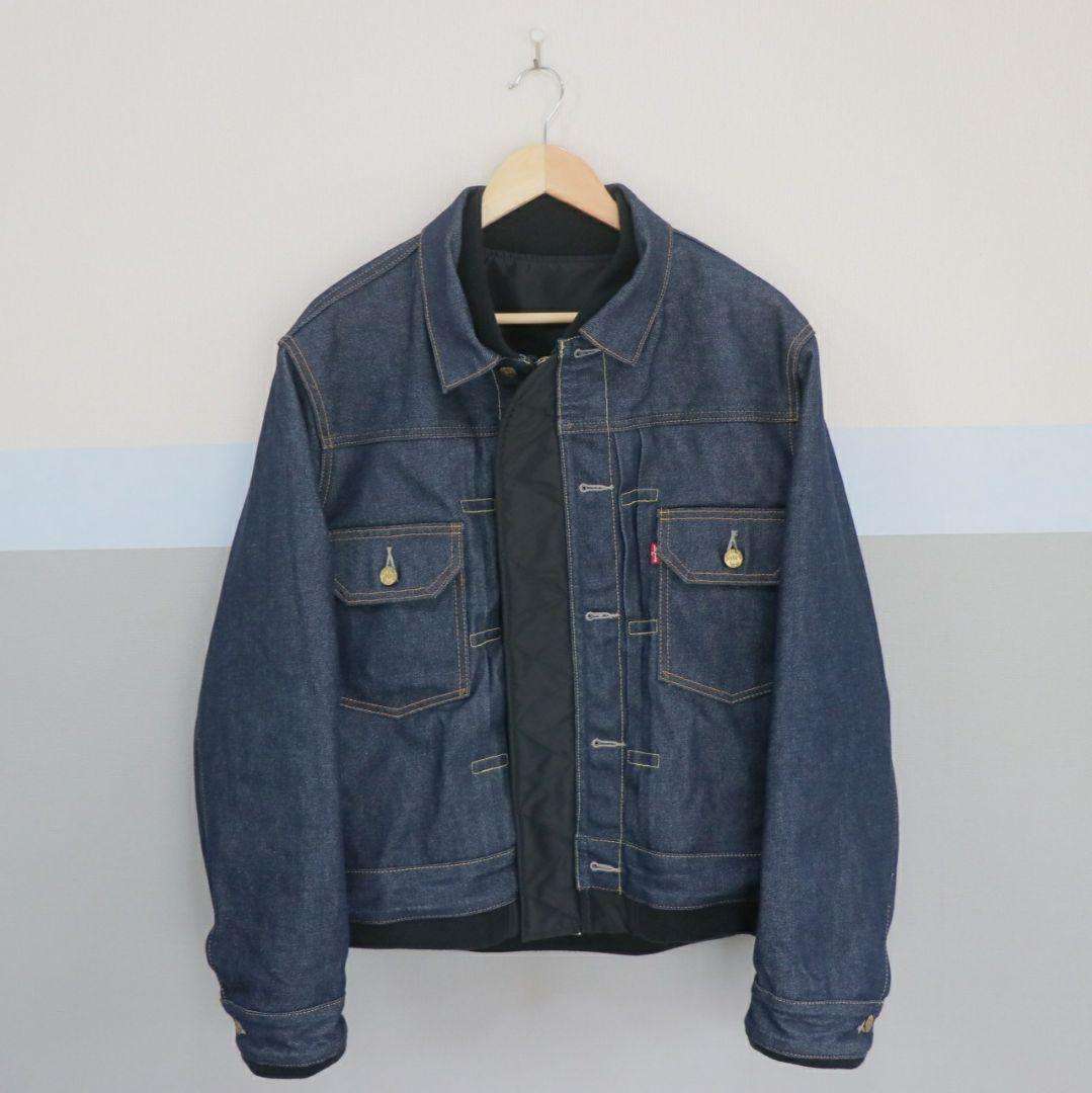 sacai × Levi's デニムナイロンツイルリバーシブルブルゾン サイズS