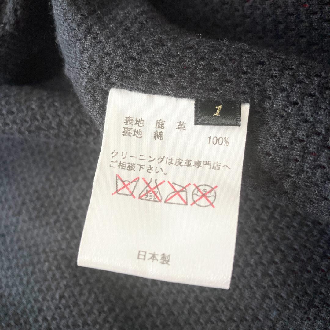 ドレストリップ ディアスキン レザージャケット ブルゾン