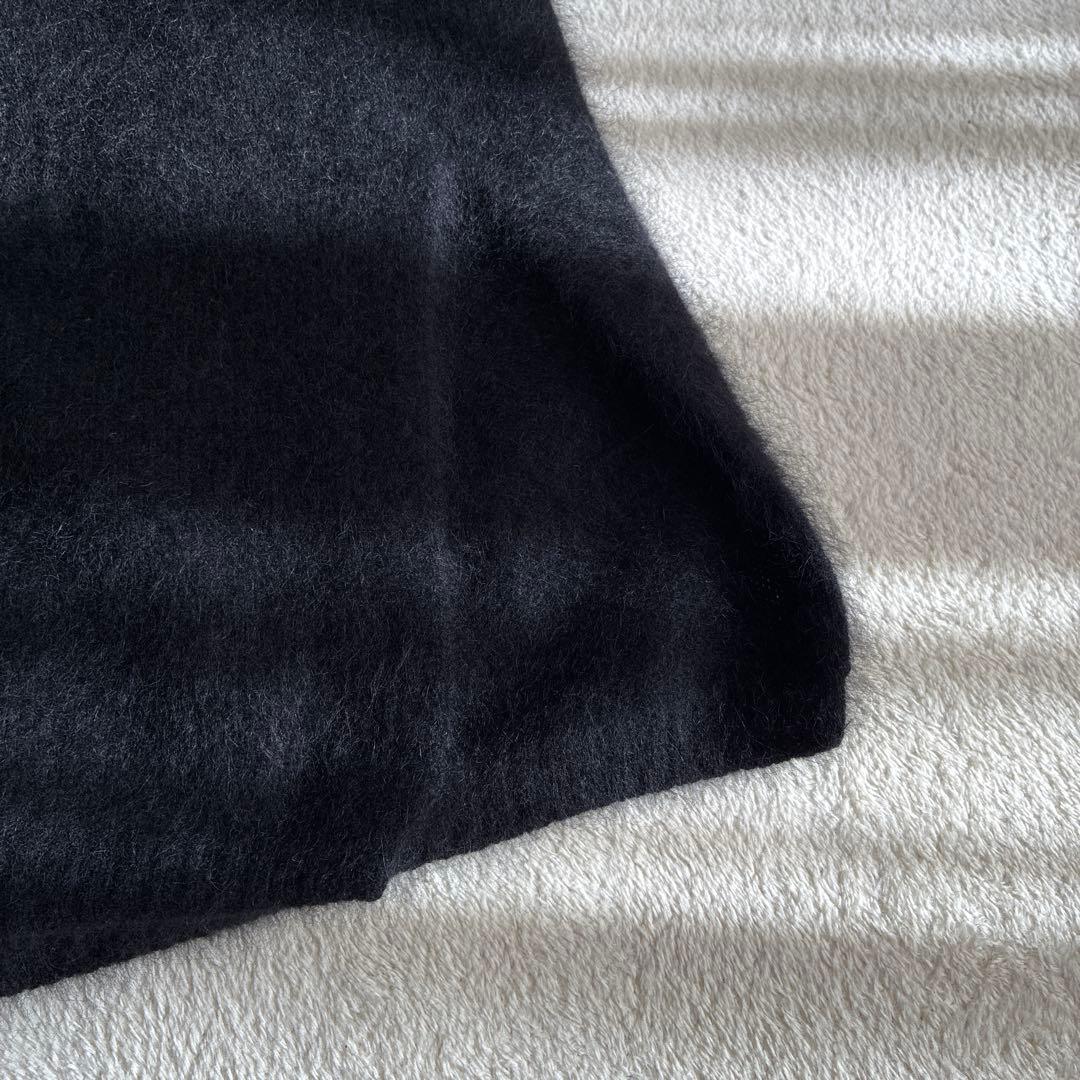 PUPULA ププラ　ラクーンニット　シャギー　ふわふわ　ロングカーディガン