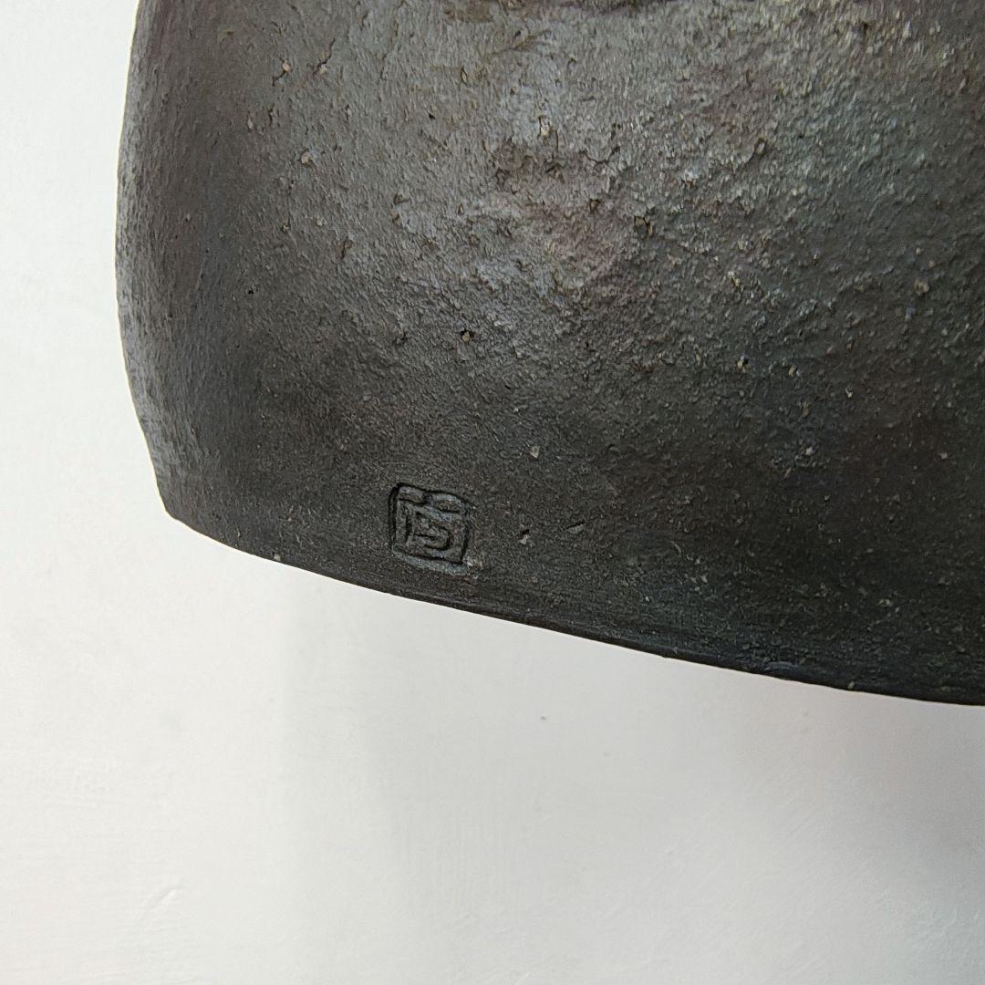 縄文　渦巻文　花器　花瓶　作家不詳