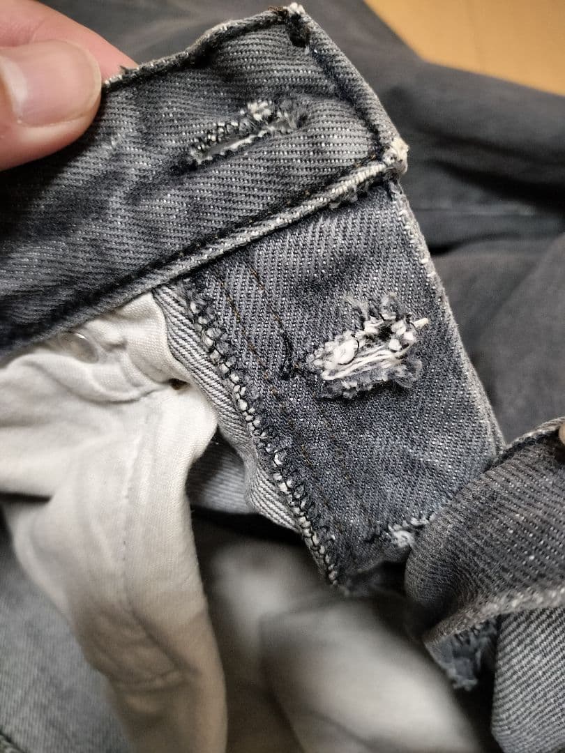 90’s USA製 Levi’s 501-0658 先染め ブラック W32