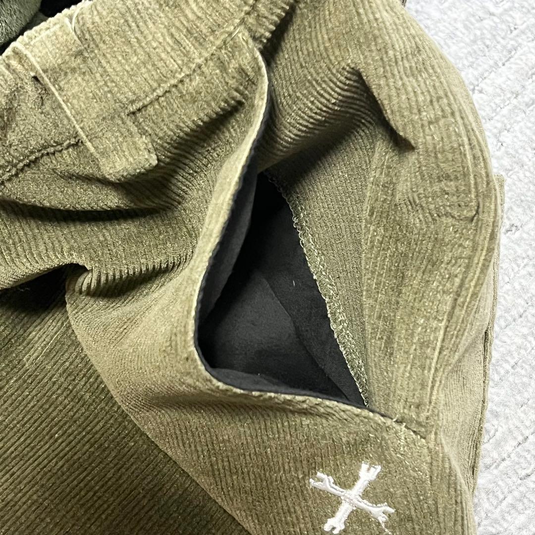 BLUCO WARM WORK PANT コーデュロイパンツ オリーブ M